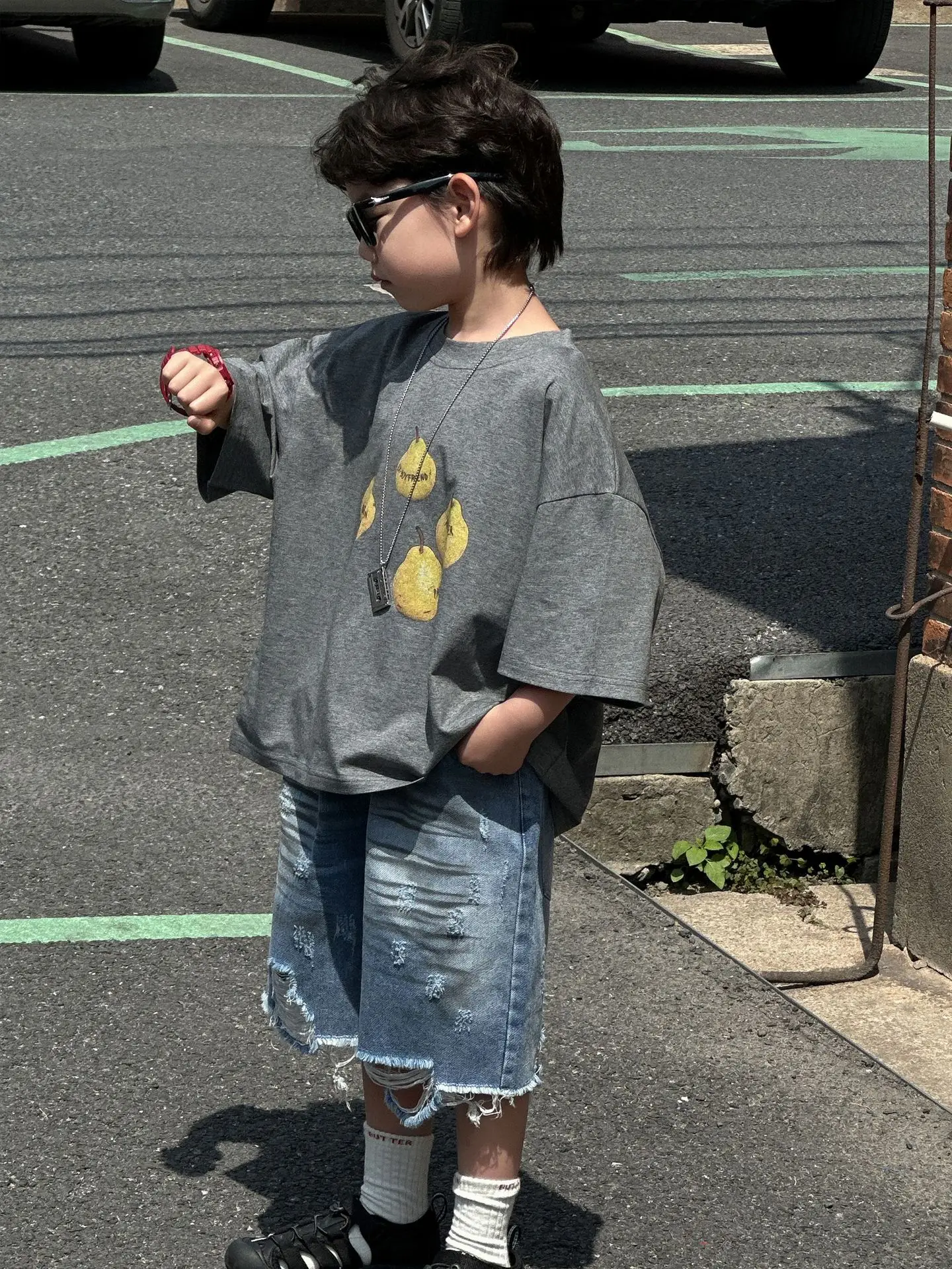 Boys Summer Cotton T-Shirt 2025 Short Sleeve Korean Style - Image 3
