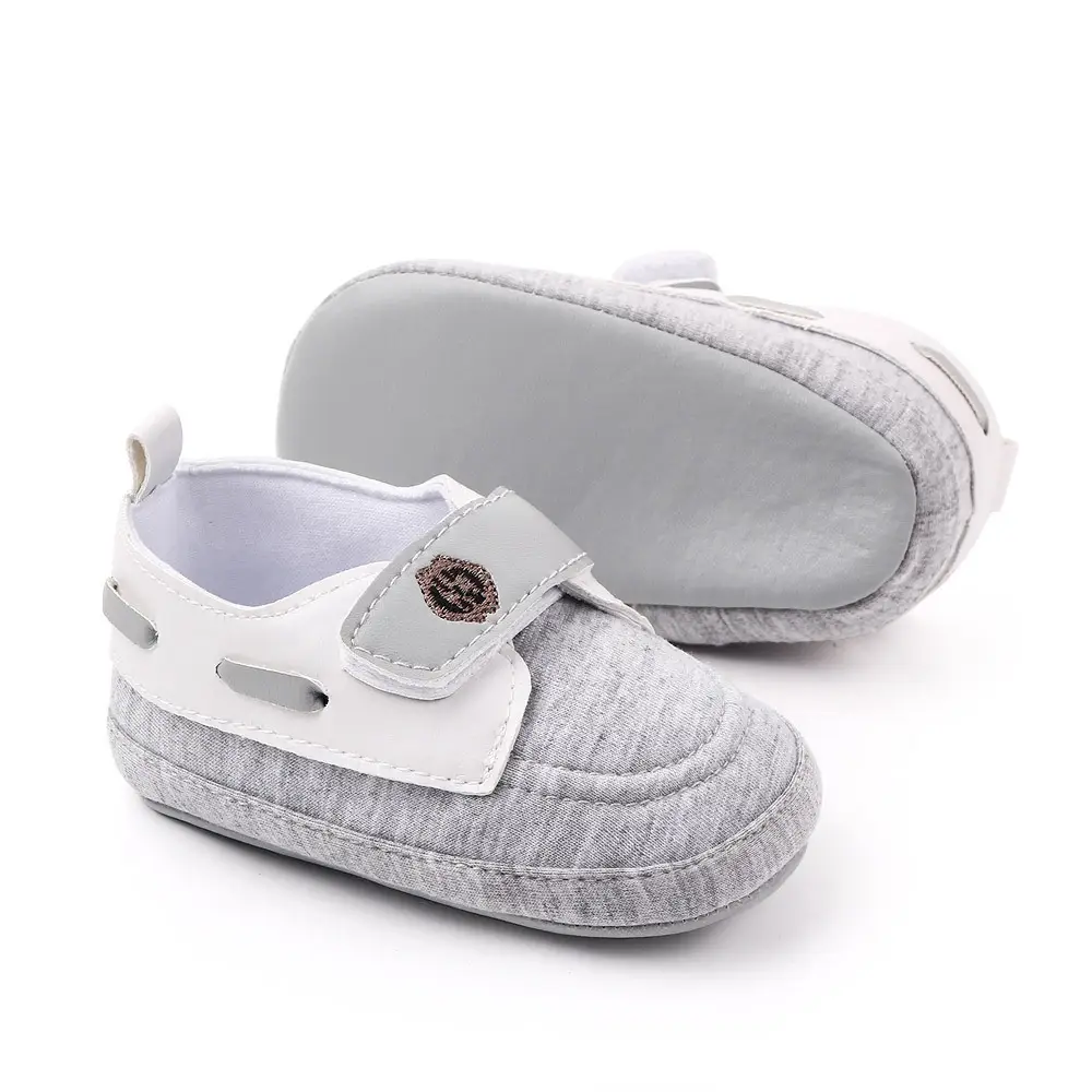 Baby Velcro Shoes Navy White Toddler Soft Sole — feature 10