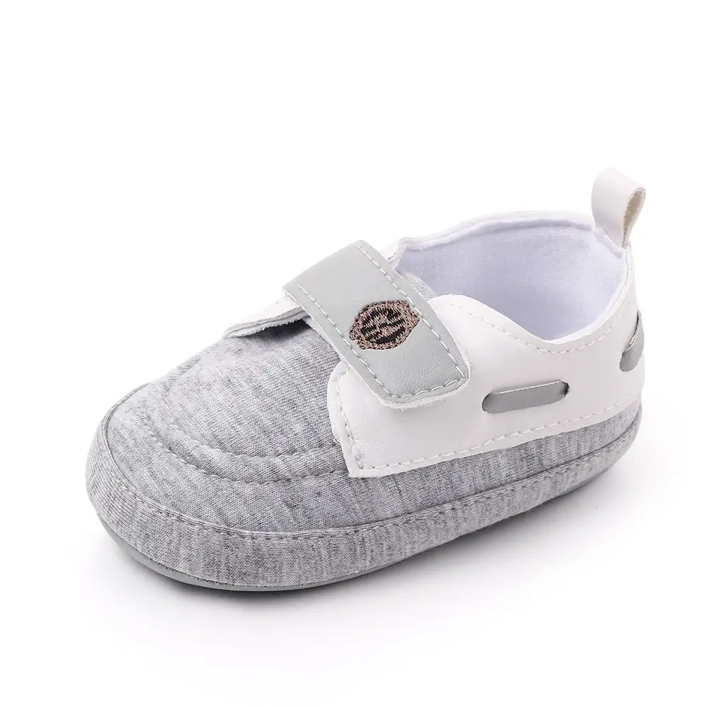 Baby Velcro Shoes Navy White Toddler Soft Sole