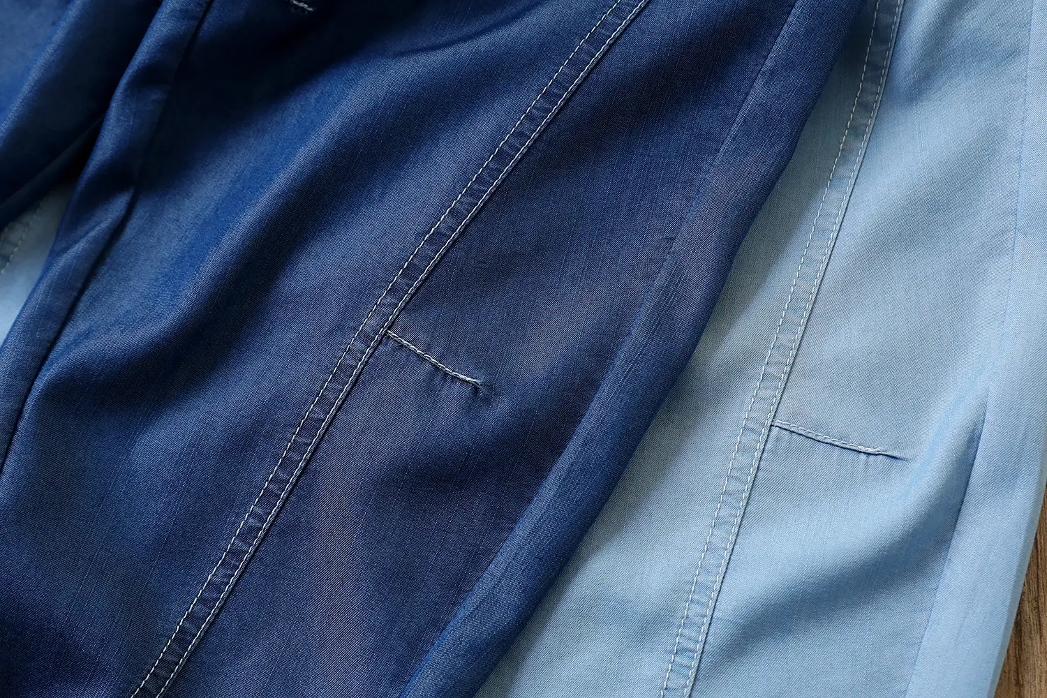 Blue Denim Fake Two-Waist Pants for Boys Summer 2025 — feature 20
