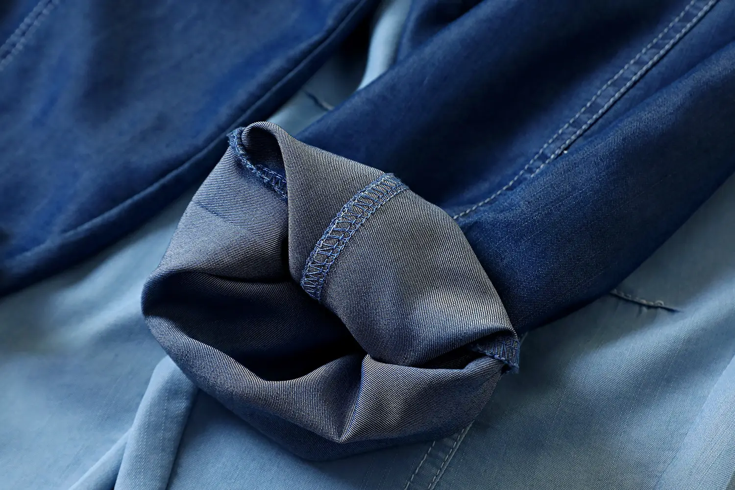 Blue Denim Fake Two-Waist Pants for Boys Summer 2025 — feature 23