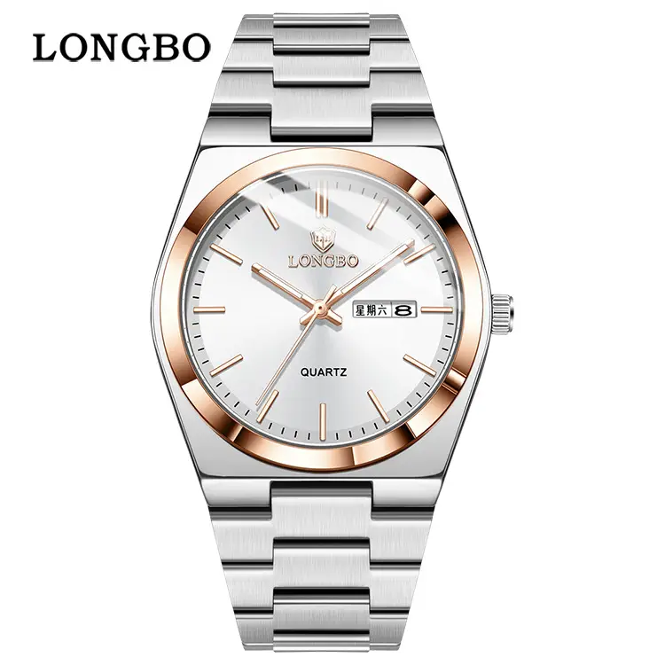 Longebo Ultra-Thin Quartz Watch Green Dial - Image 4