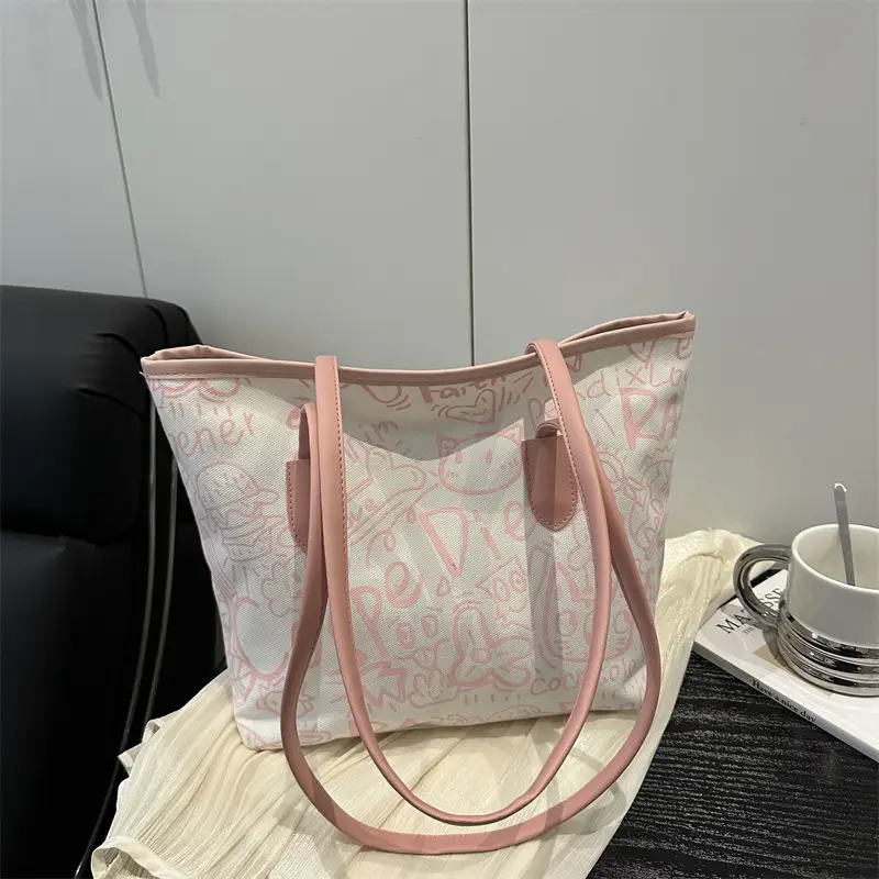 Printed Graffiti Shoulder Bag for Women 2024 - Image 5