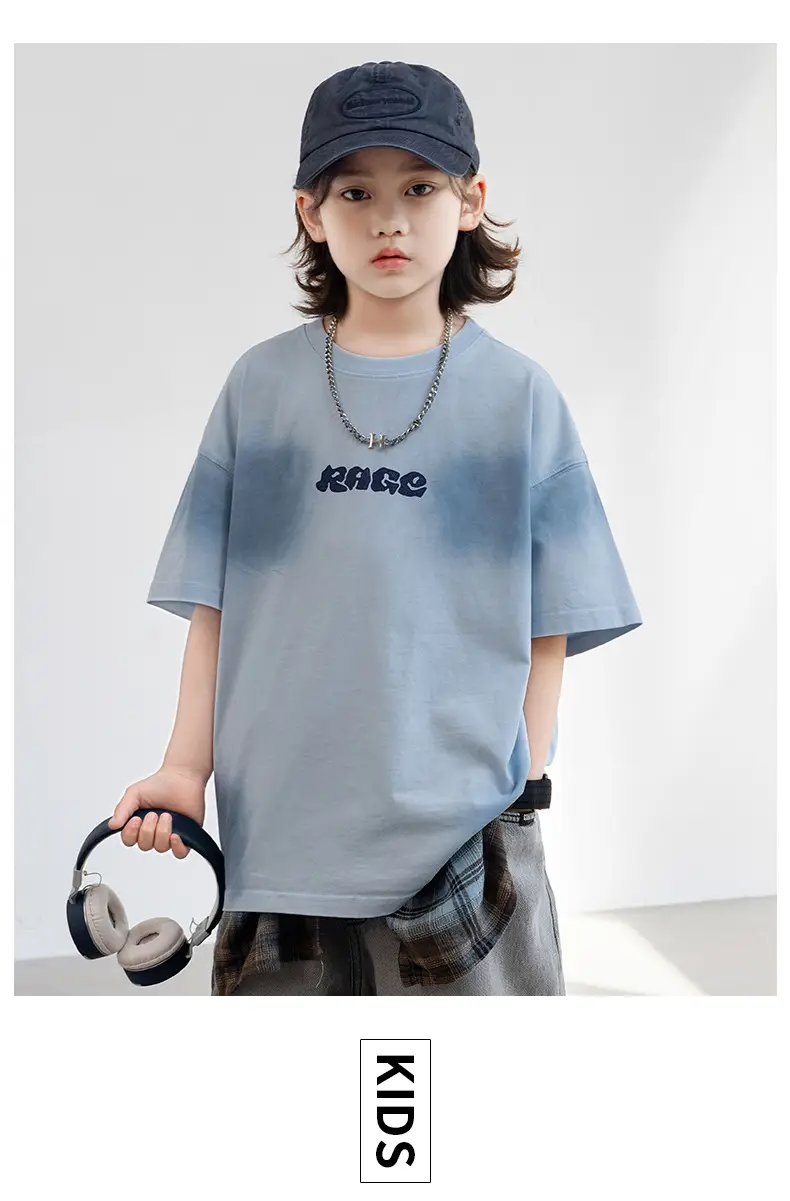 Boys T-shirt Light Blue 2025 New Arrival — feature 8
