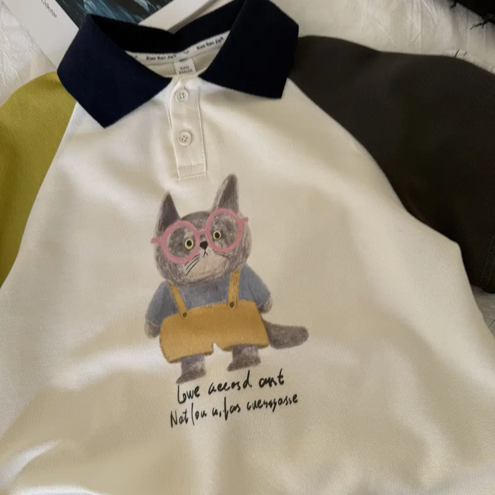 Kids Cartoon T-Shirt White Short Sleeve Summer 2025 β feature 7