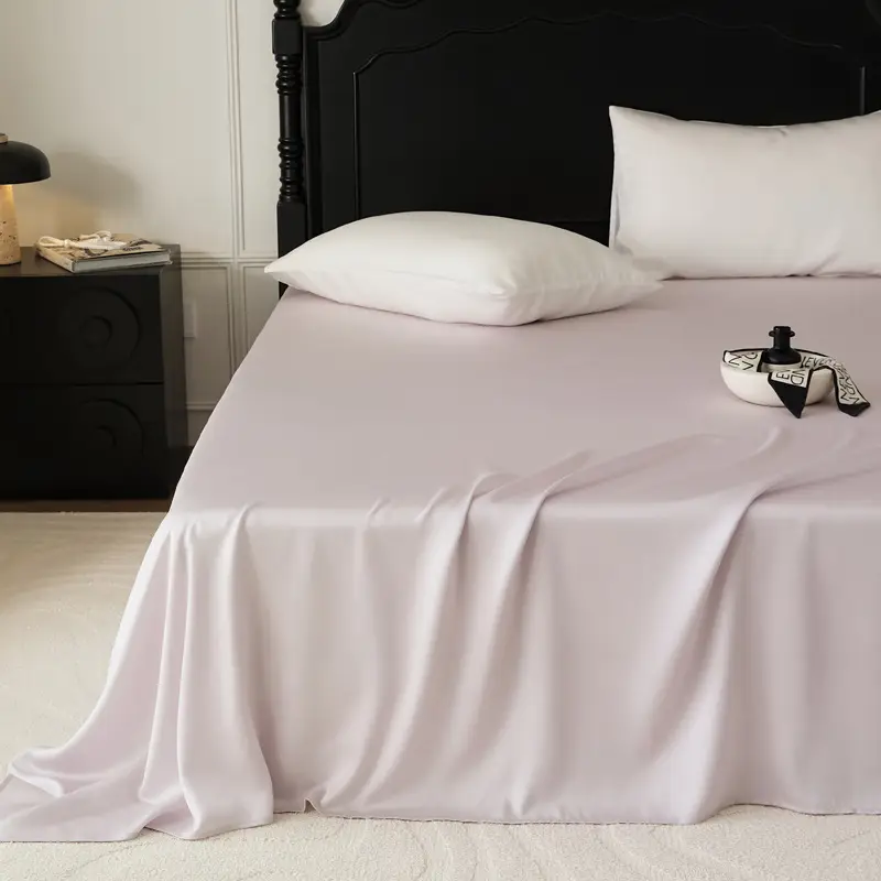 100 Austrian Lanjing Tencel Single Sheet Bedding Summer High-end Solid Color Simple Light Luxury Naked Sleeping