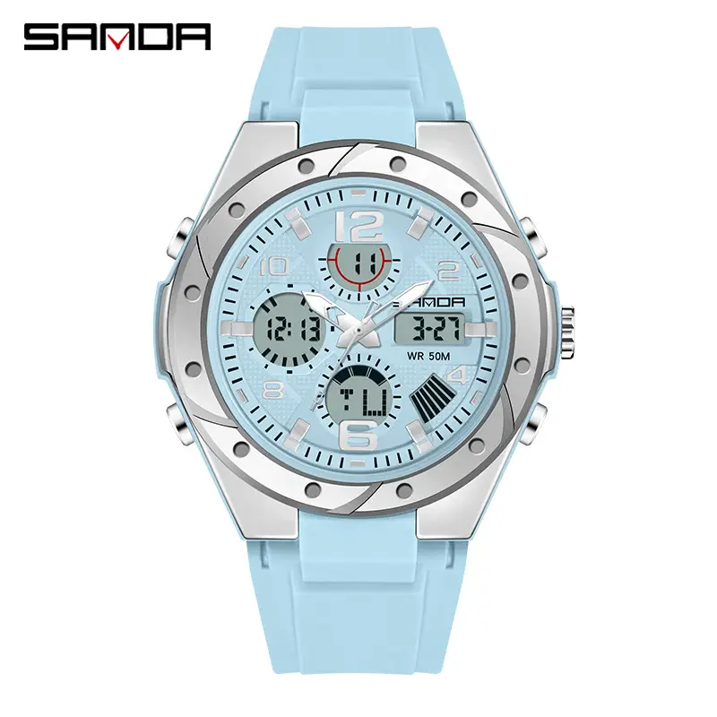 Men's Black Digital Sport Watch with LCD Display - Image 28