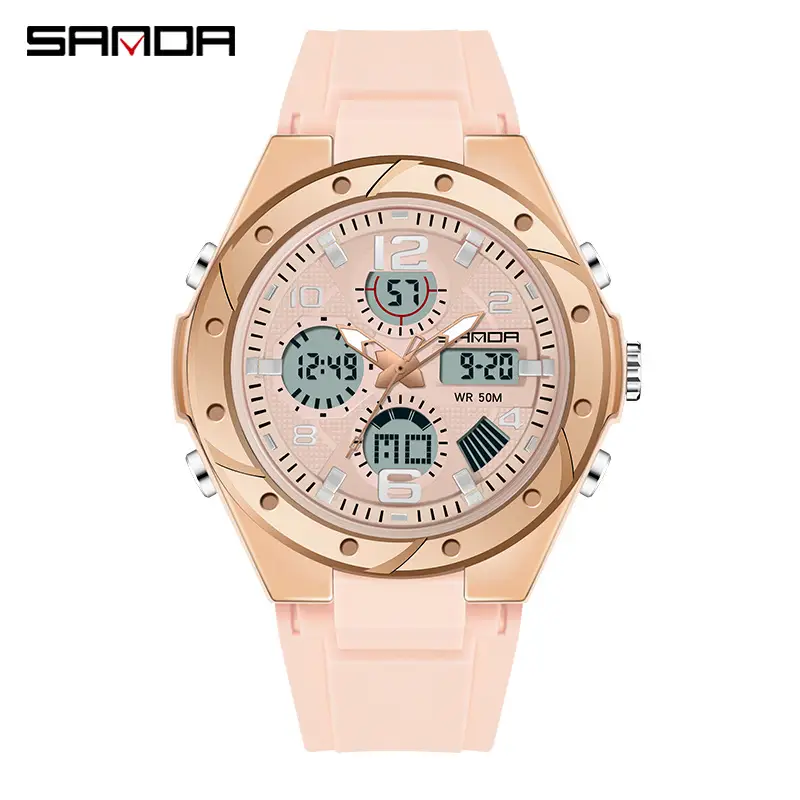 Men's Black Digital Sport Watch with LCD Display - Image 30