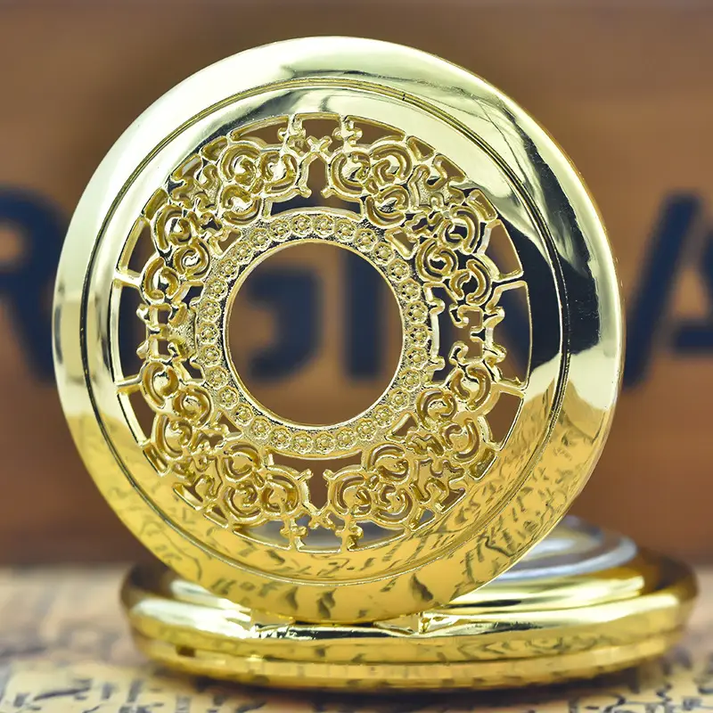 Vintage Floral Pocket Watch with Chain Strap for Men Women — feature 25