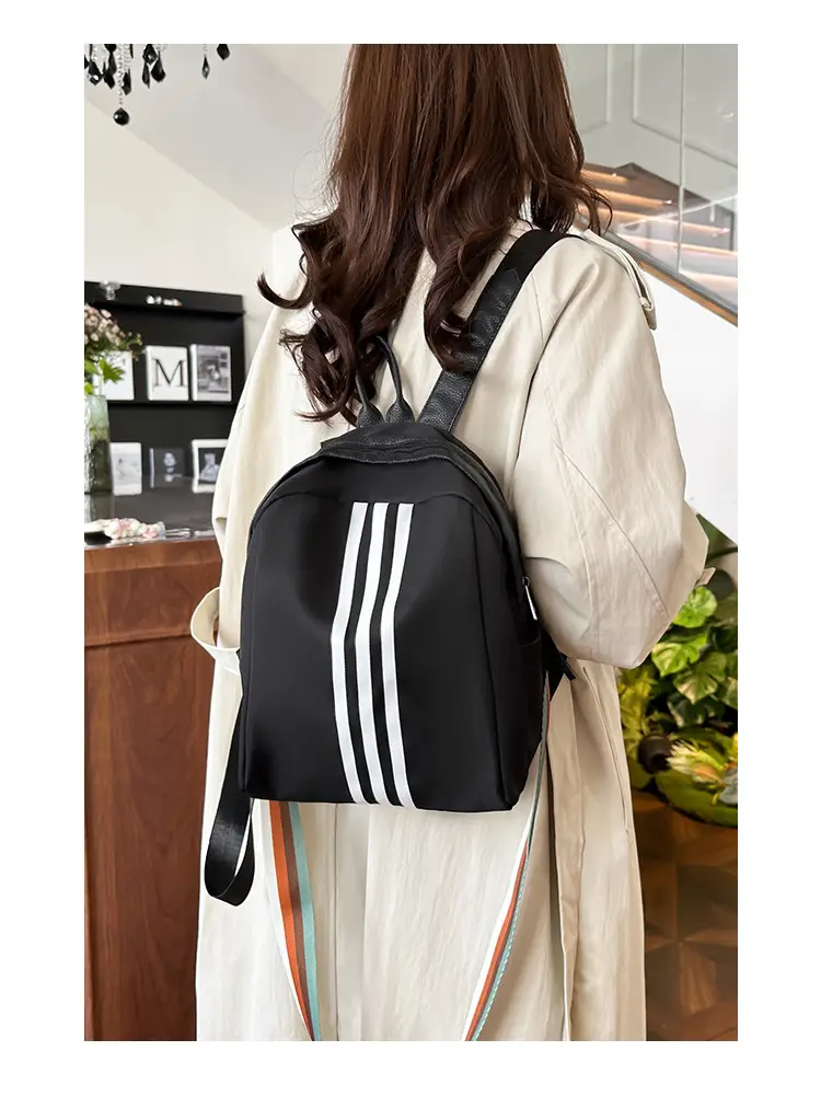 Women's Black 3-Strip Casual Crossbody Bag 2025 — feature 20