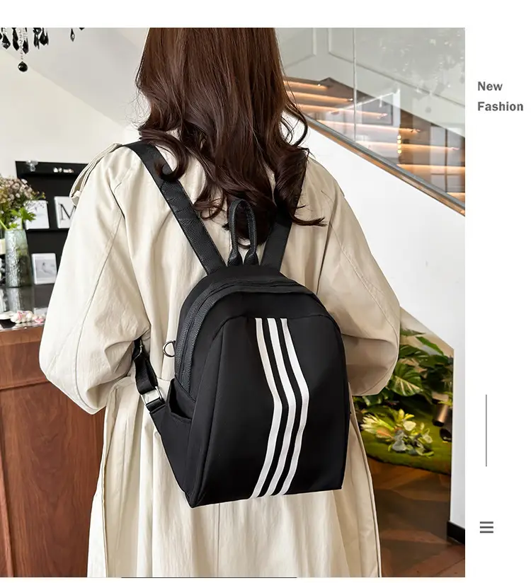 Women's Black 3-Strip Casual Crossbody Bag 2025 — feature 22