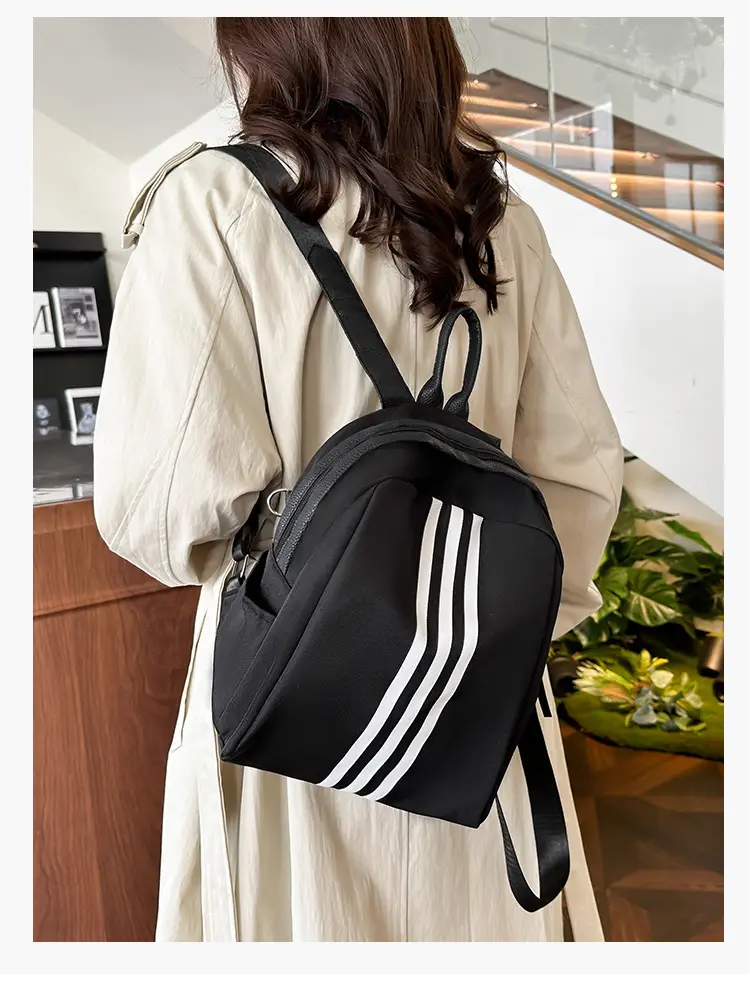Women's Black 3-Strip Casual Crossbody Bag 2025 — feature 24