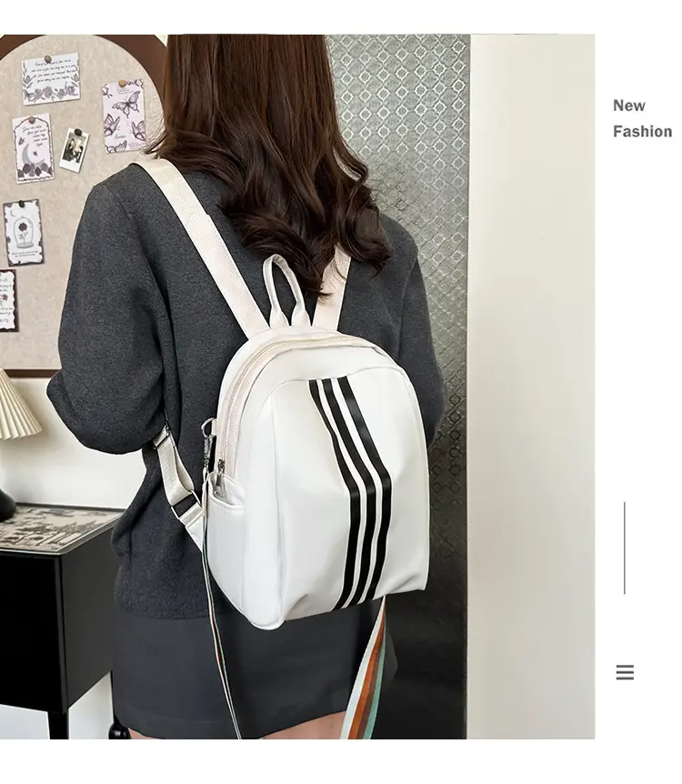 Women's Black 3-Strip Casual Crossbody Bag 2025 — feature 29