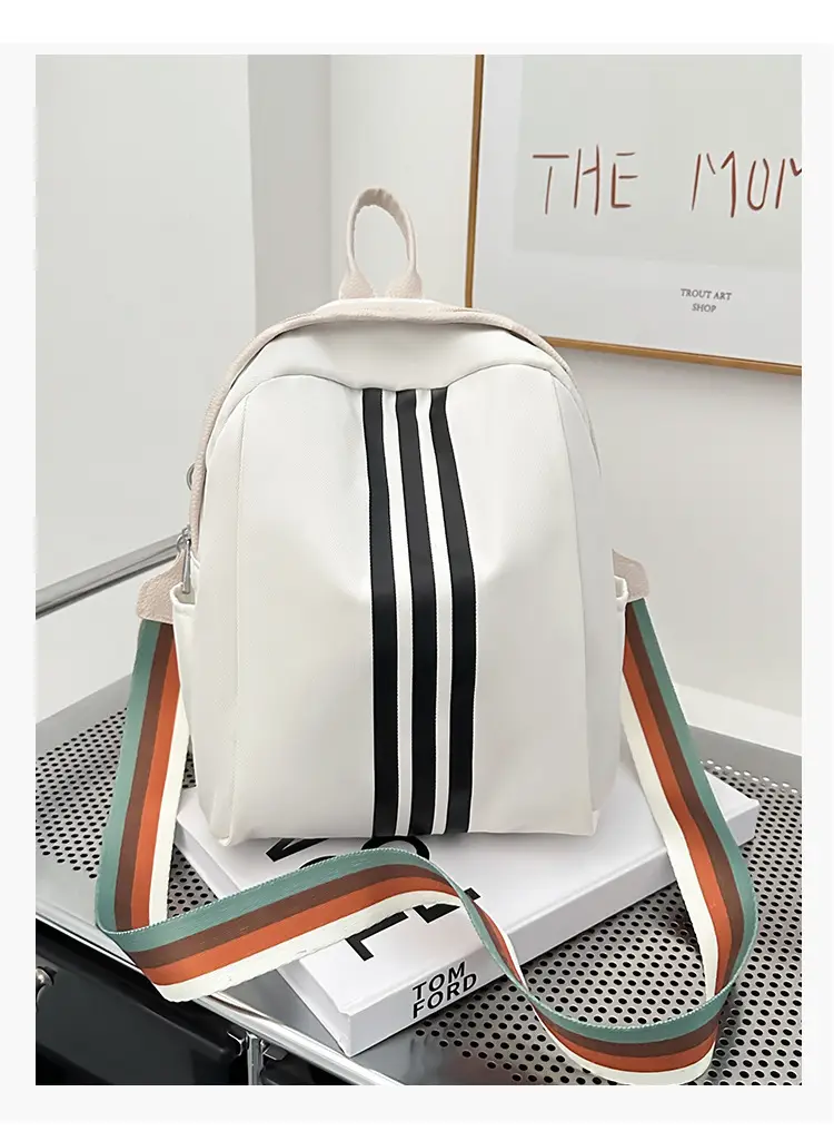 Women's Black 3-Strip Casual Crossbody Bag 2025 — feature 34