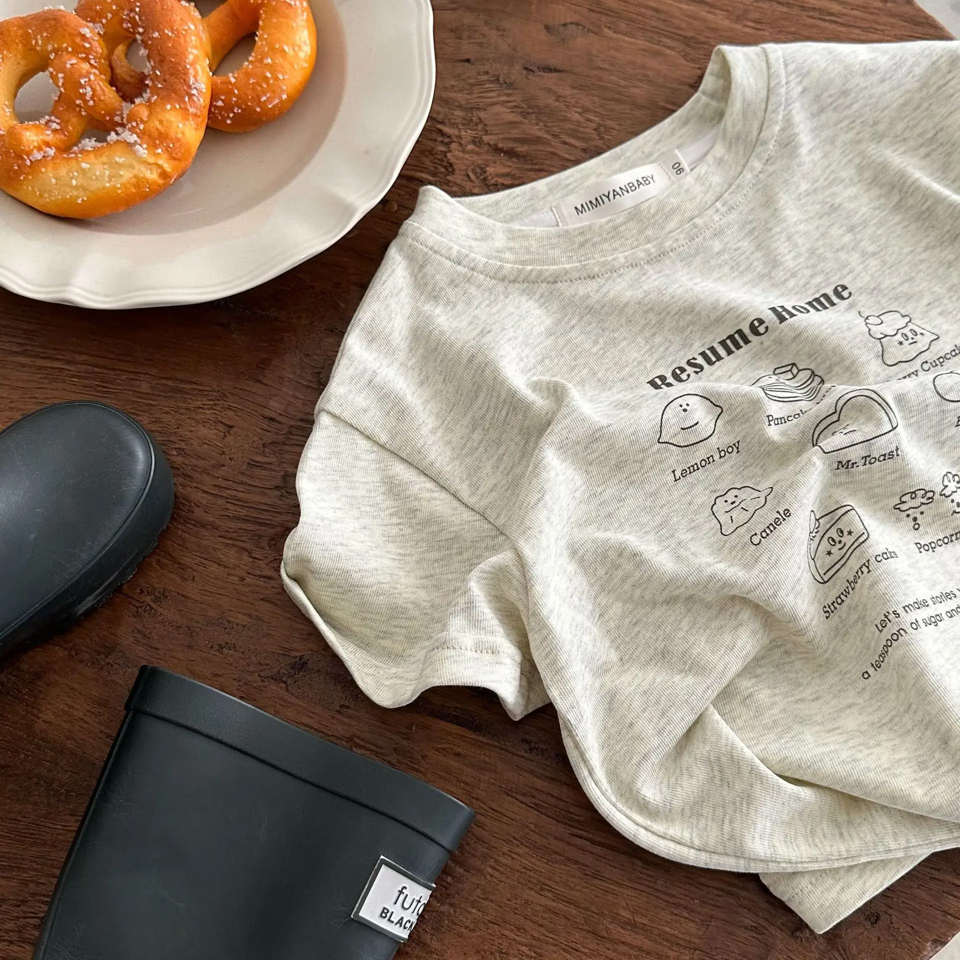 Baby T-shirt Cartoon Print Pure Cotton Summer Wear — feature 2