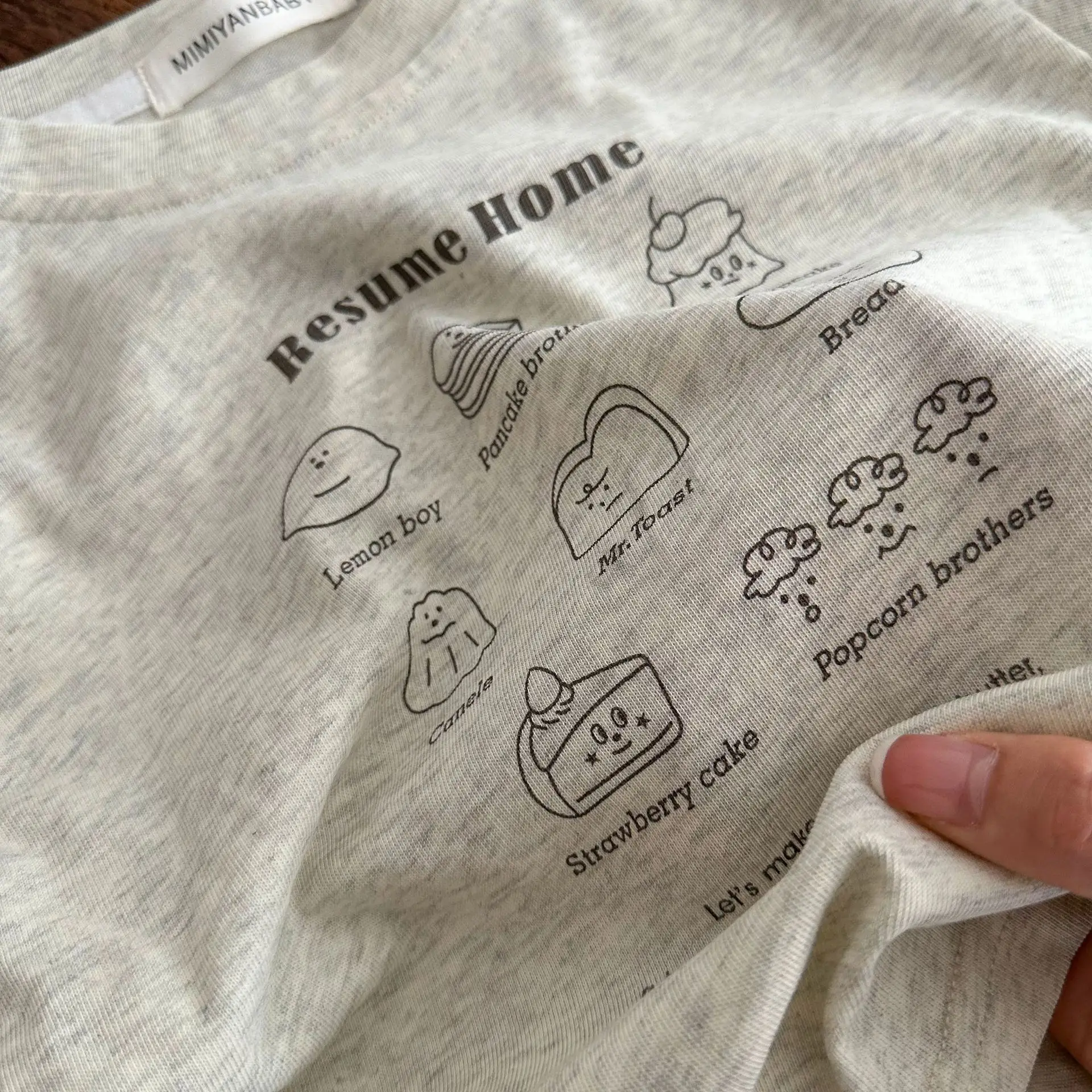 Baby T-shirt Cartoon Print Pure Cotton Summer Wear — feature 3