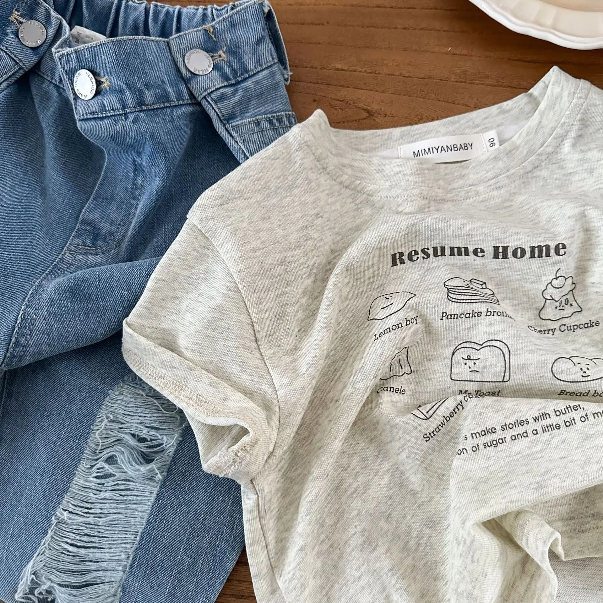 Baby T-shirt Cartoon Print Pure Cotton Summer Wear — feature 9