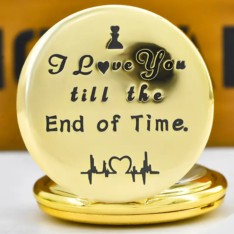 Father's Day Commemorative Flip Pocket Watch for Men Women — feature 26