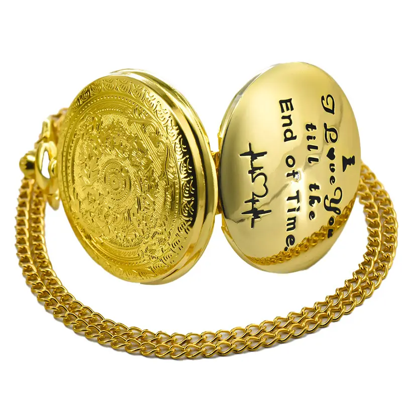 Father's Day Commemorative Flip Pocket Watch for Men Women — feature 27