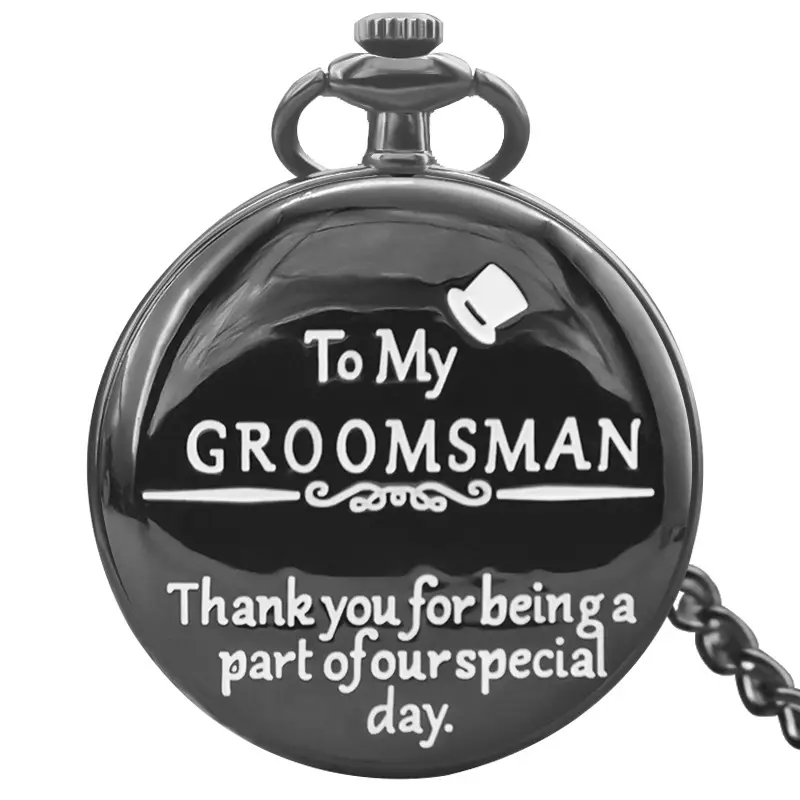 Father's Day Commemorative Flip Pocket Watch for Men Women