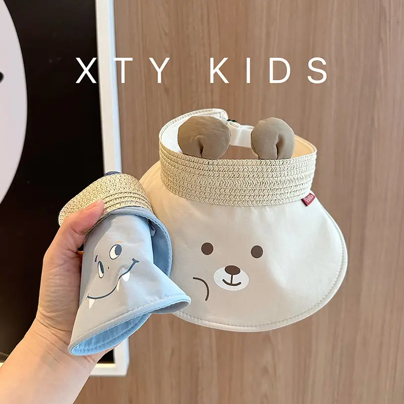 Baby Sunshade Hat with Big Eaves for Girls - Image 7