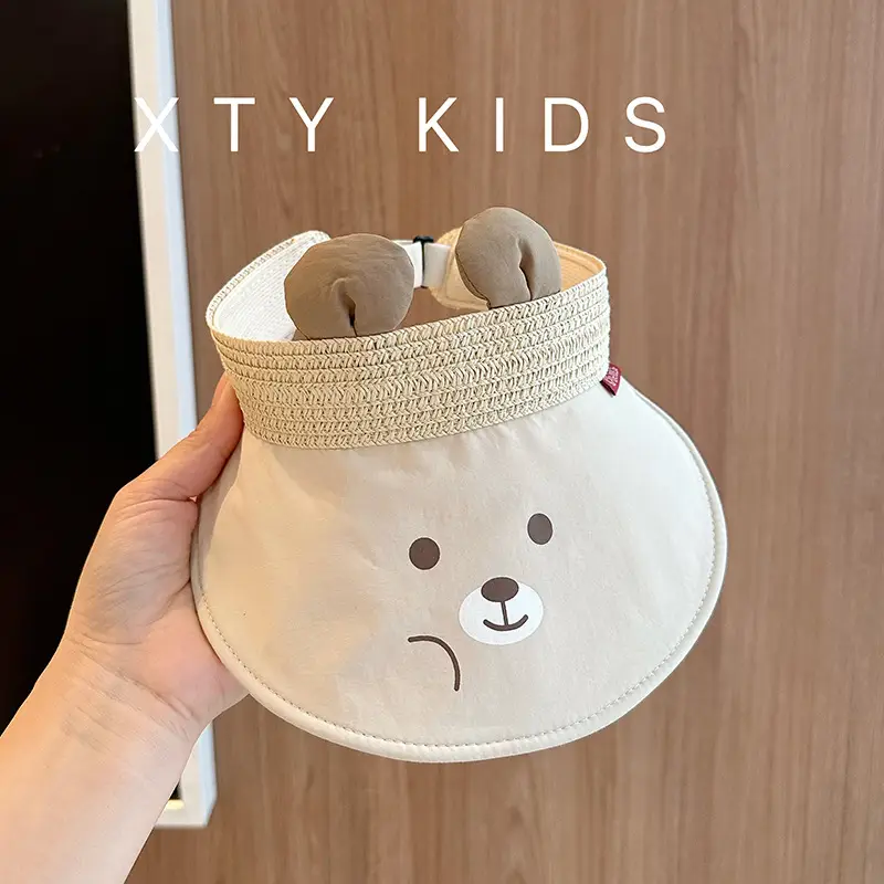 Baby Sunshade Hat with Big Eaves for Girls - Image 3