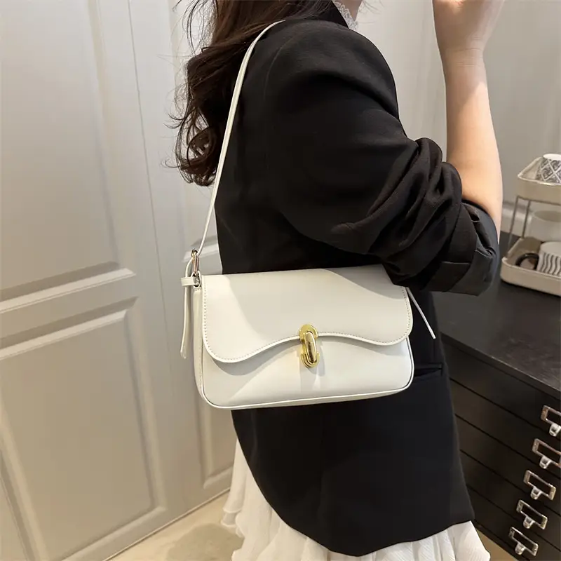 Pink Lock Crossbody Bag for Women 2025 - Image 7