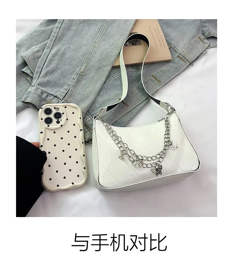 Black Butterfly Chain Shoulder Bag for Women — feature 10