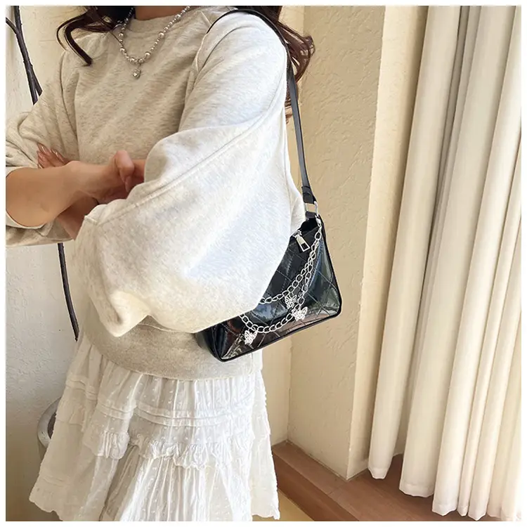 Black Butterfly Chain Shoulder Bag for Women — feature 15