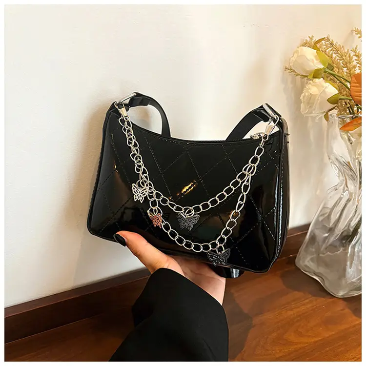 Black Butterfly Chain Shoulder Bag for Women — feature 18