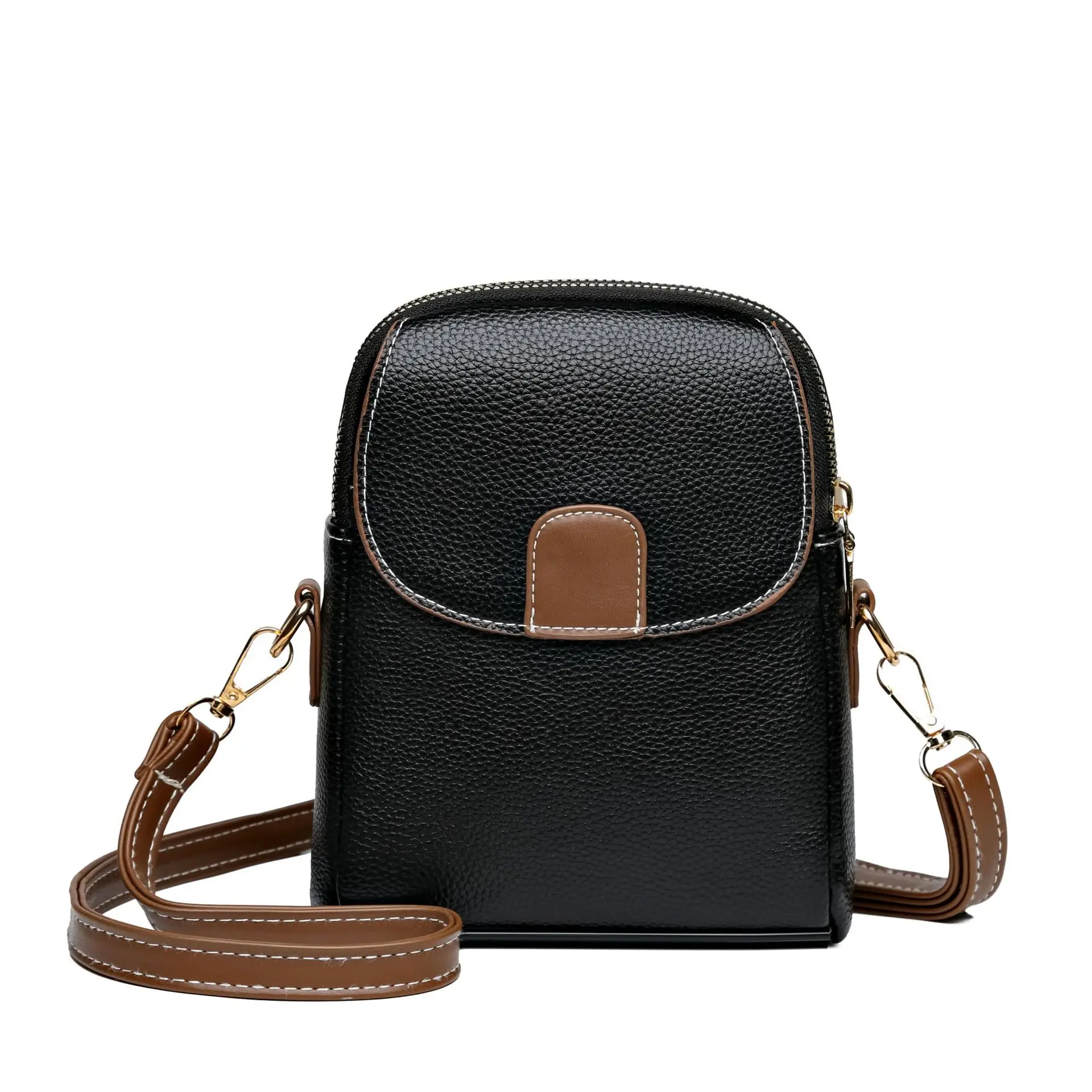 Trendy Women's Beige Shoulder Bag with Adjustable Strap - Image 7