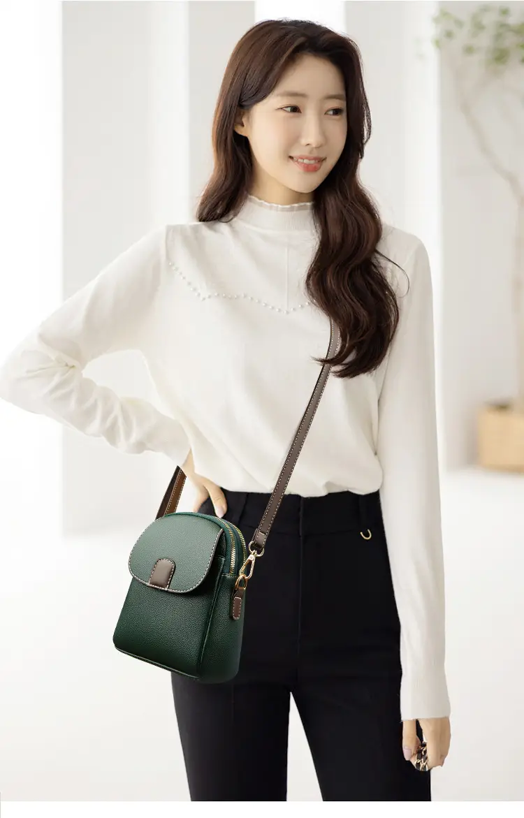 Trendy Women's Beige Shoulder Bag with Adjustable Strap — feature 31