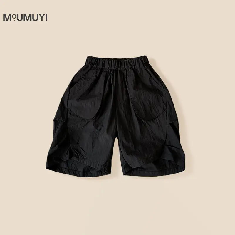 Boys Summer Vest Suit Pink Sleeveless Shorts Two-Piece