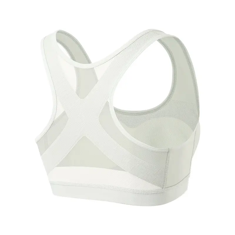 Girls' Sports Bra Summer Ice Silk Mesh Breathable Second Stage Youth Junior High School Students' Developmental Underwear