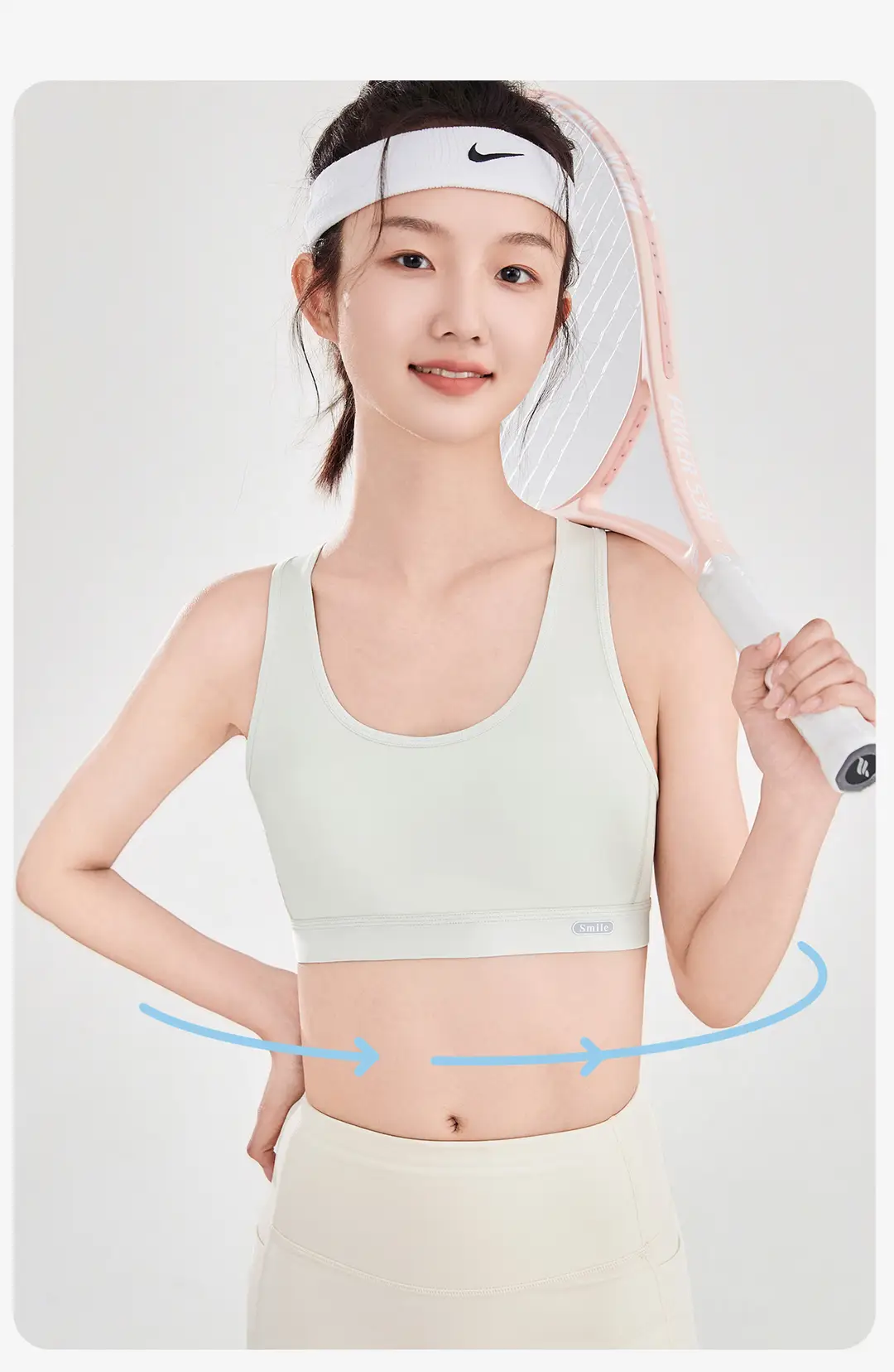 Girls' Sports Bra Summer Ice Silk Mesh Breathable Second Stage Youth Junior High School Students' Developmental Underwear — feature 4