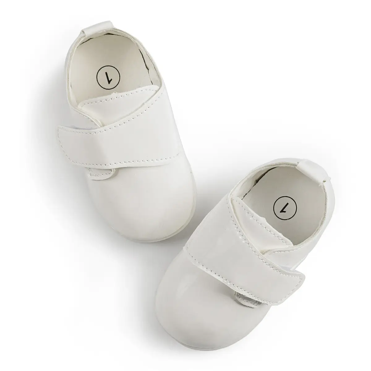 Black Glossy Formal Toddler Shoes for Girls