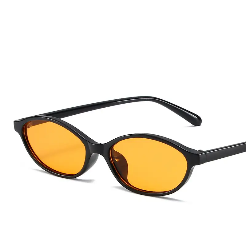 2025 Flat Round Frame Nerd Sunglasses Women's Small - Image 2