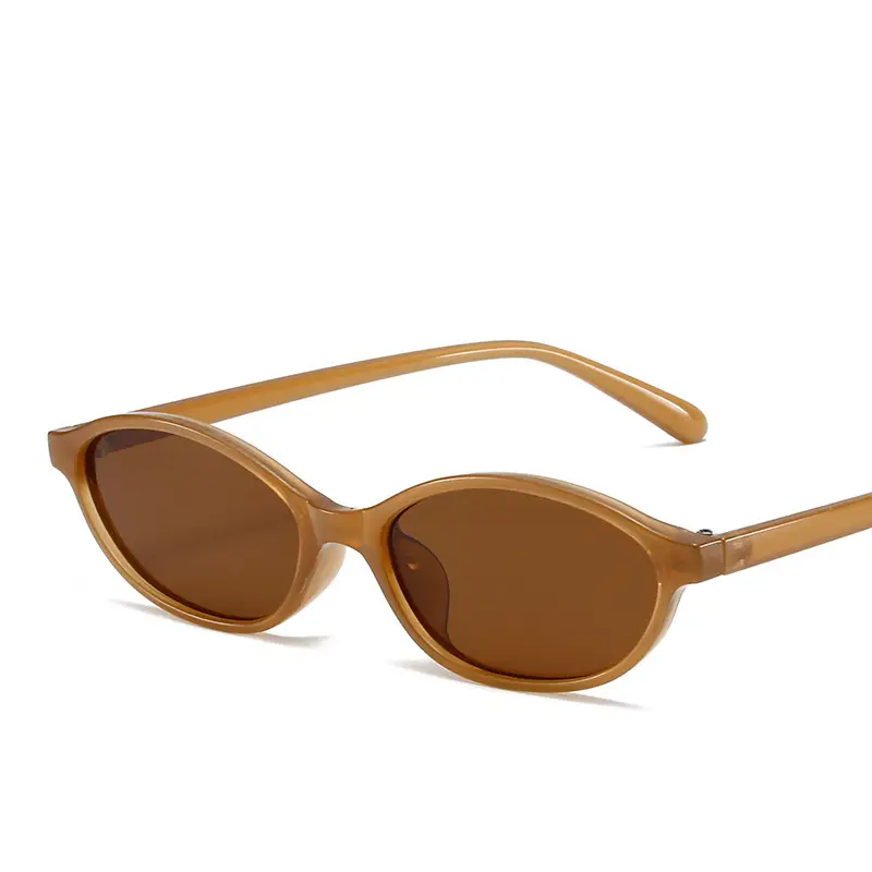 2025 Flat Round Frame Nerd Sunglasses Women's Small - Image 5