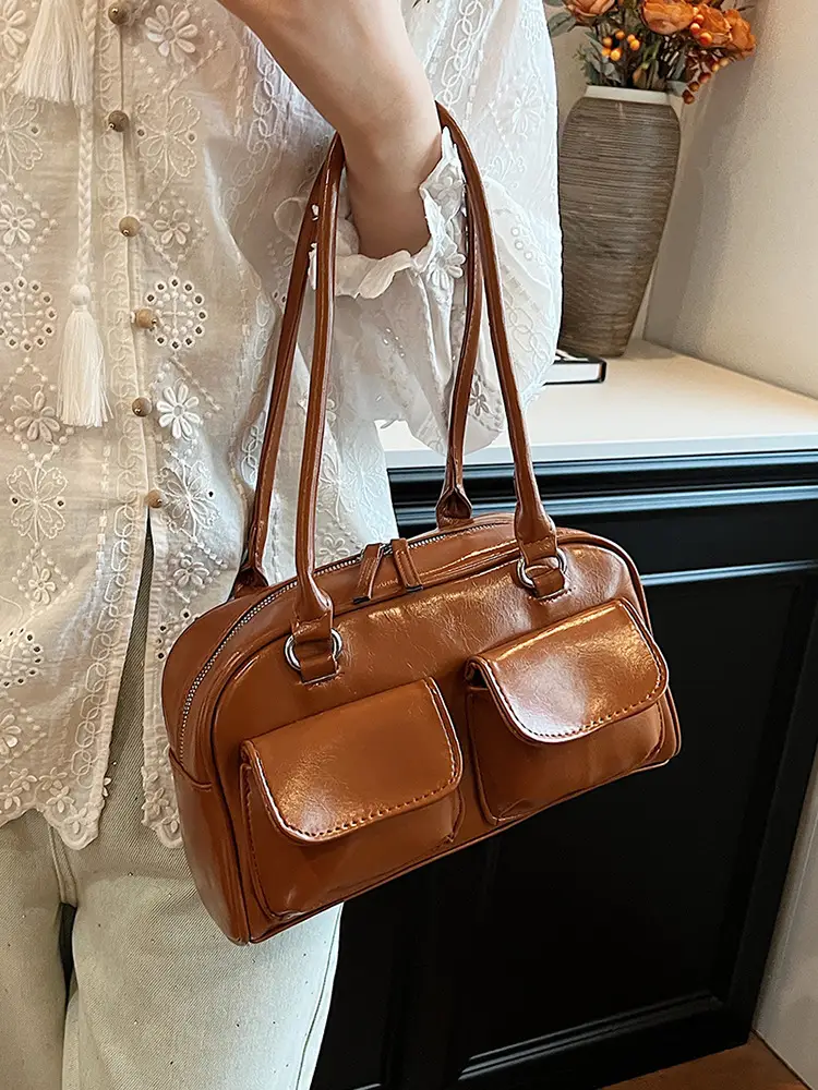 Pink Korean Style Shoulder Bag for Women - Image 10