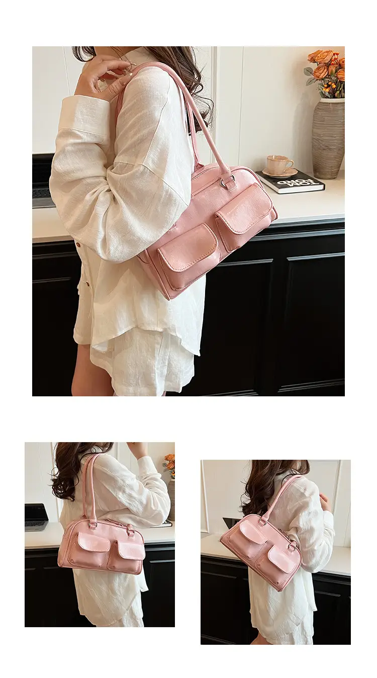 Pink Korean Style Shoulder Bag for Women — feature 14