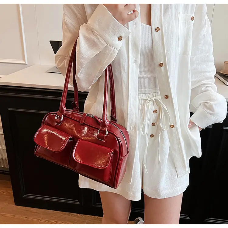Pink Korean Style Shoulder Bag for Women — feature 19