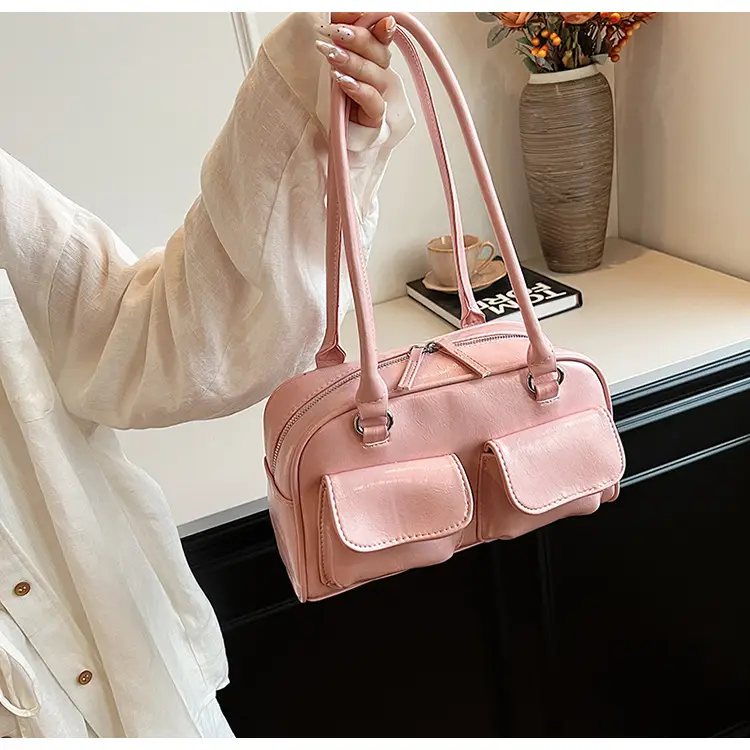 Pink Korean Style Shoulder Bag for Women — feature 21