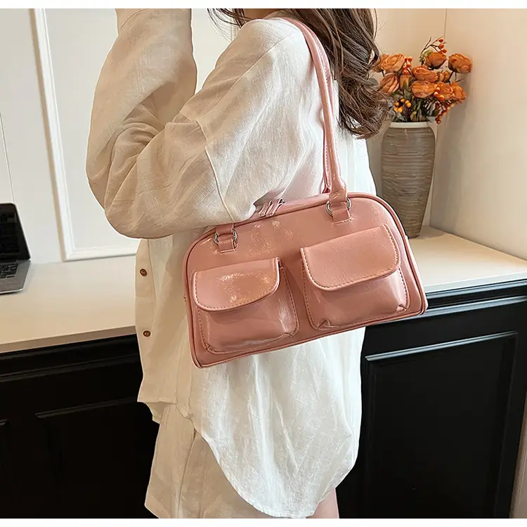 Pink Korean Style Shoulder Bag for Women — feature 22