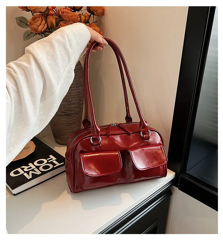Pink Korean Style Shoulder Bag for Women — feature 4