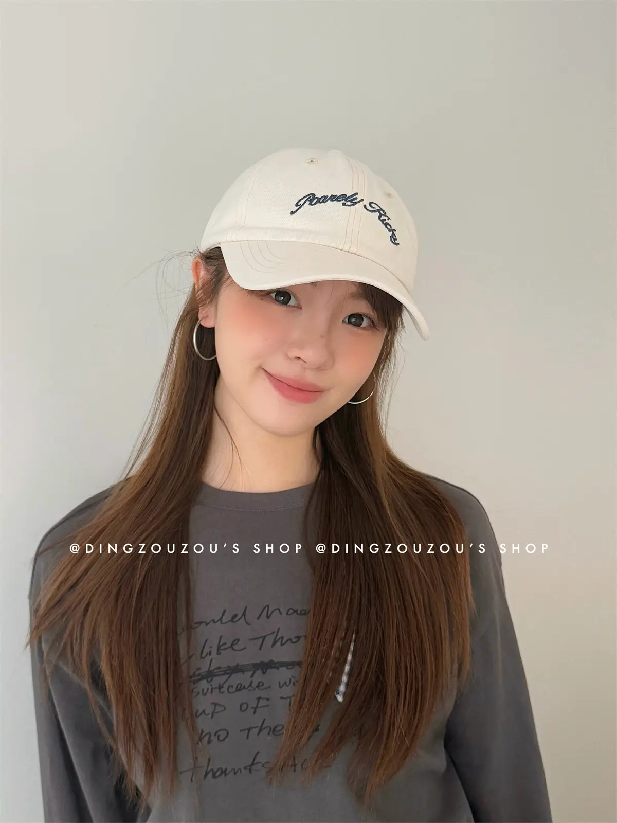 Bow-Tie Letter Embroidery Baseball Cap for Women — feature 11