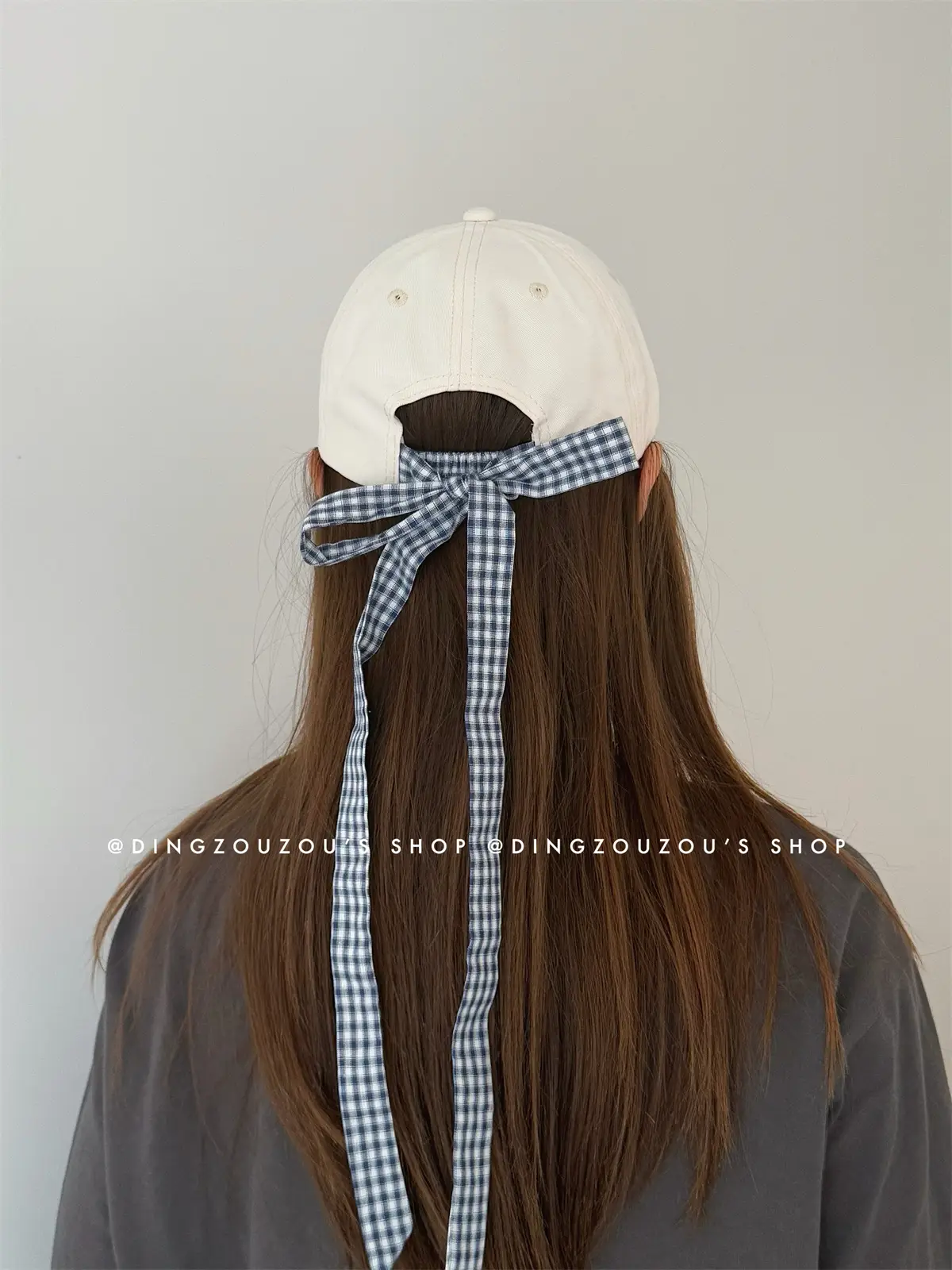 Bow-Tie Letter Embroidery Baseball Cap for Women — feature 9