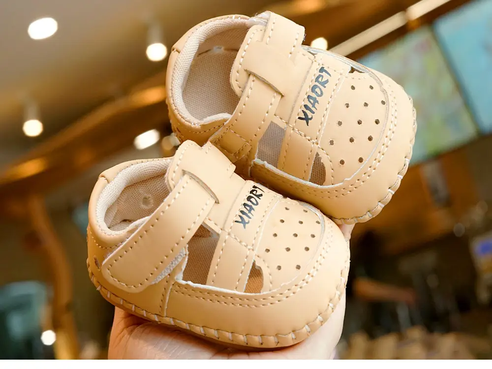 Baby Sandals White Soft Sole 0-1Yr Non-Slip — feature 7