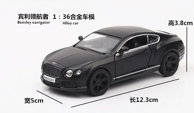 Boxed Makeda 1:36 Matte Black Series Mercedes G63 Alloy Car Model, Alloy Pull-Back Toy Collectible Car — feature 12