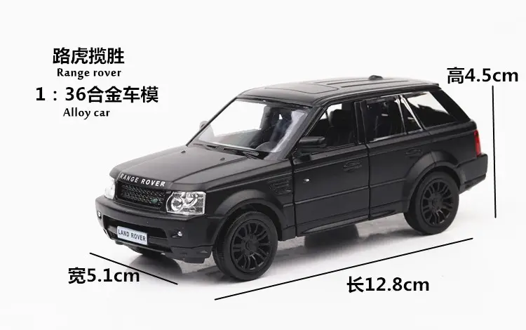 Boxed Makeda 1:36 Matte Black Series Mercedes G63 Alloy Car Model, Alloy Pull-Back Toy Collectible Car — feature 13