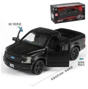Boxed Makeda 1:36 Matte Black Series Mercedes G63 Alloy Car Model, Alloy Pull-Back Toy Collectible Car